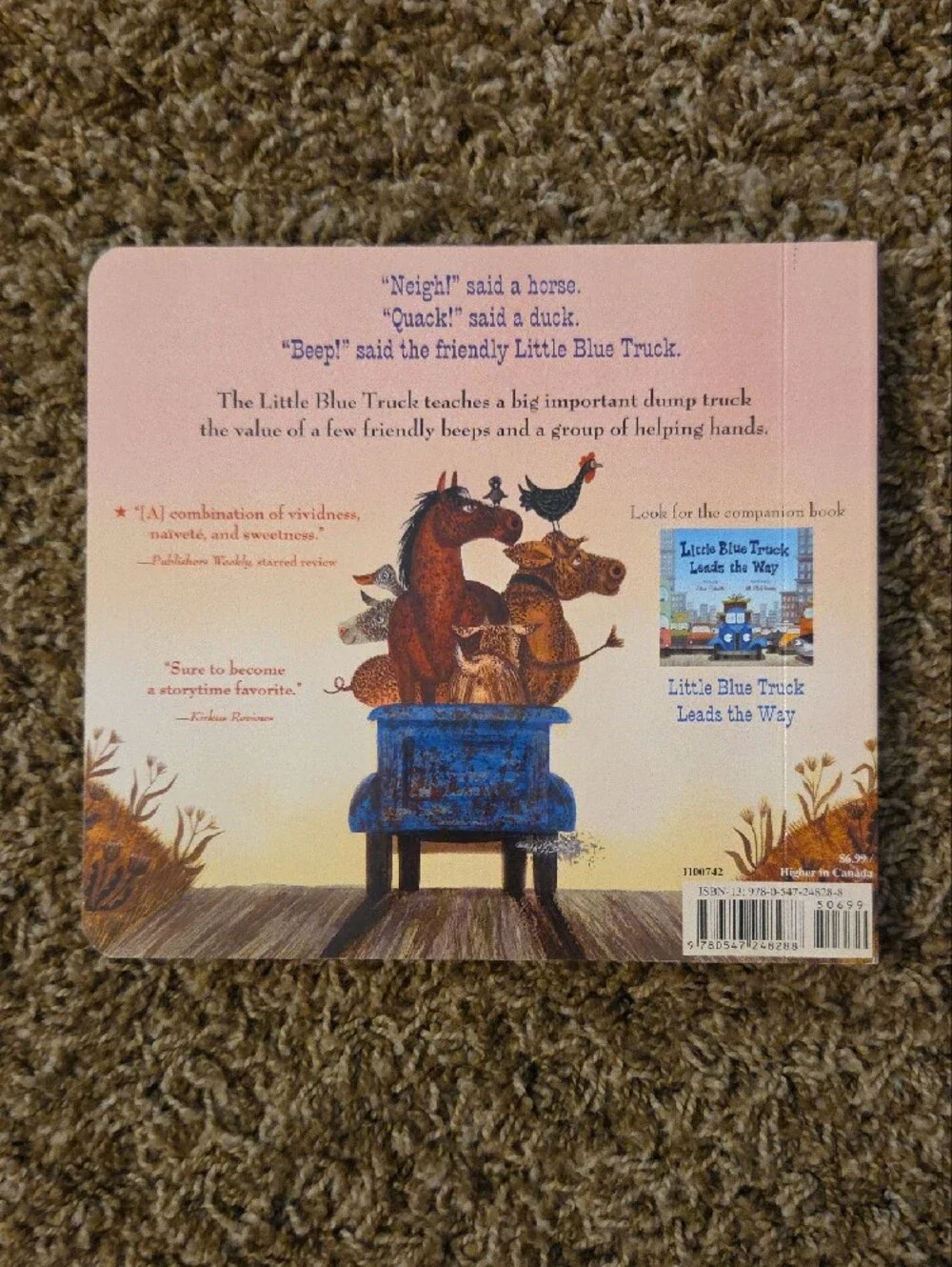 Little Blue Truck Board Book By Alice Schertle